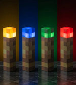 Minecraft Brownstone LED Light - Color Changing Pixel Torch